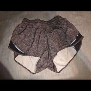 Lululemon grey hotty hot shorts!